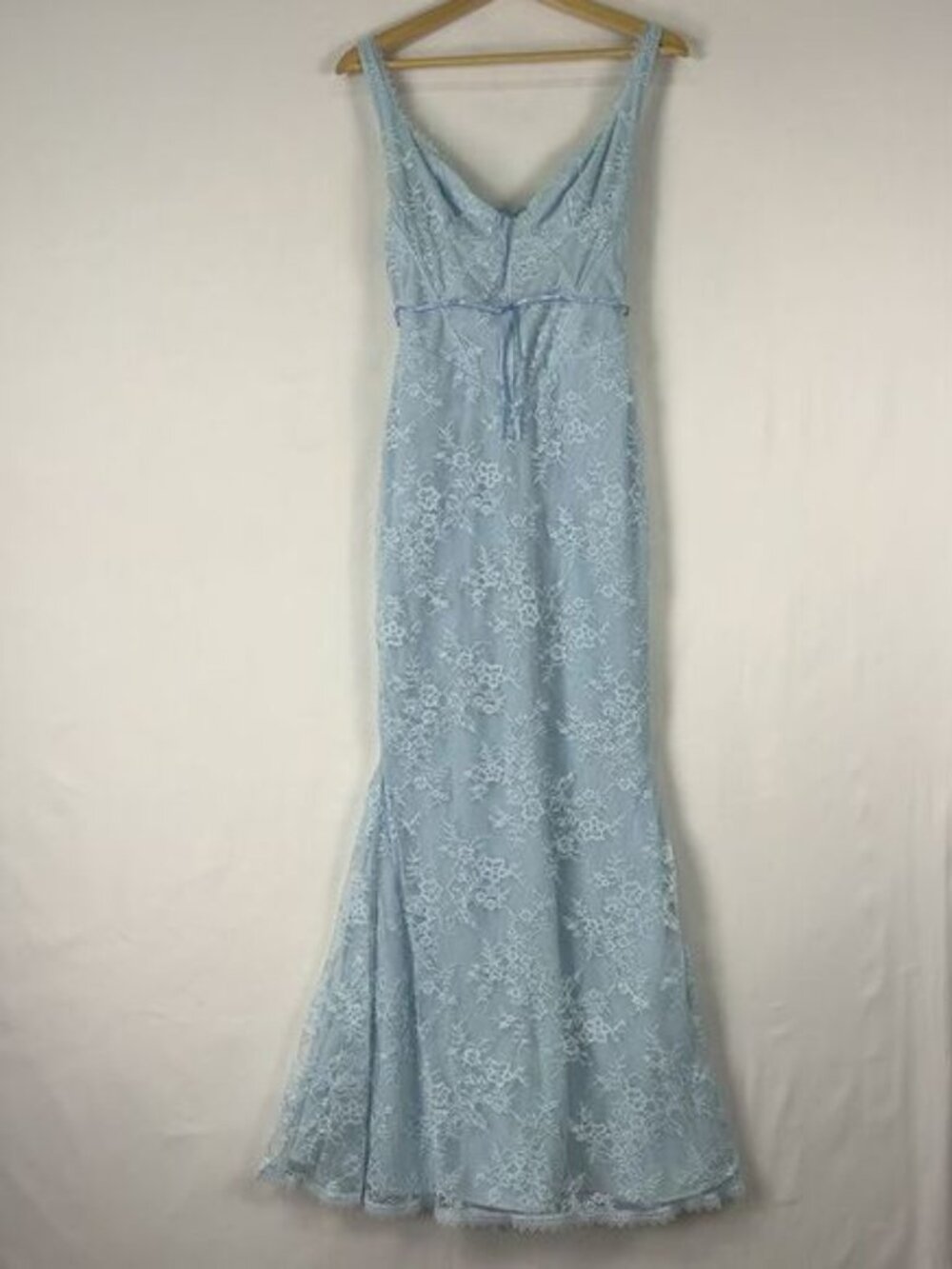 House of CB Blue Lace Maxi Dress